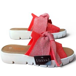 🎀Bernie Mev Bow Slide Sandals NEW Knit Comfort EU 38 / 41 Multiple Sizes
